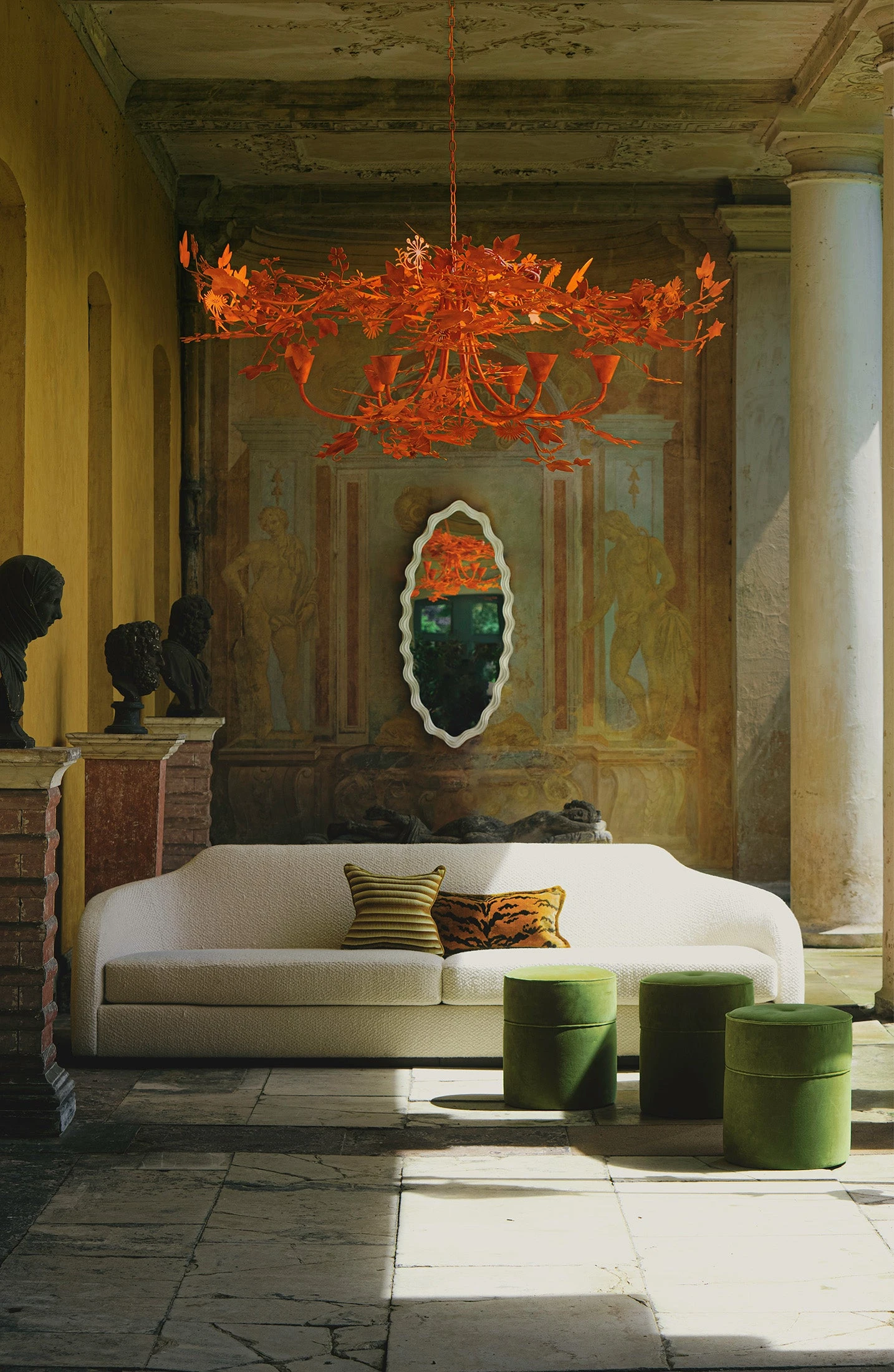 Oval Clam Shell Mirror Large - Image 3