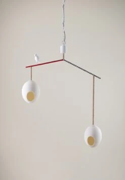 Cloudy Robin Ceiling Light Small