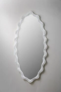 Oval Clam Shell Mirror Large